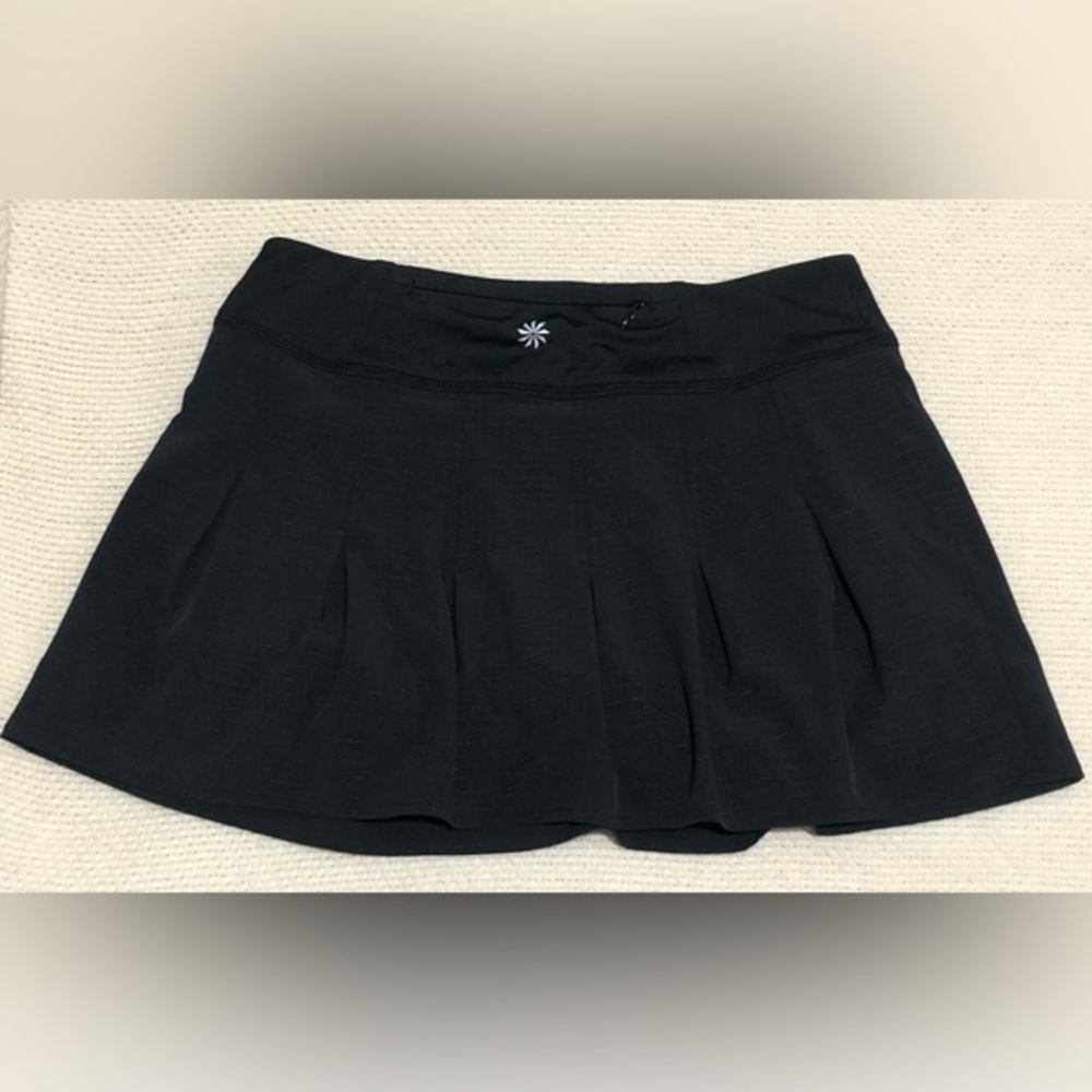 Athleta Black Skater Mini Skirt